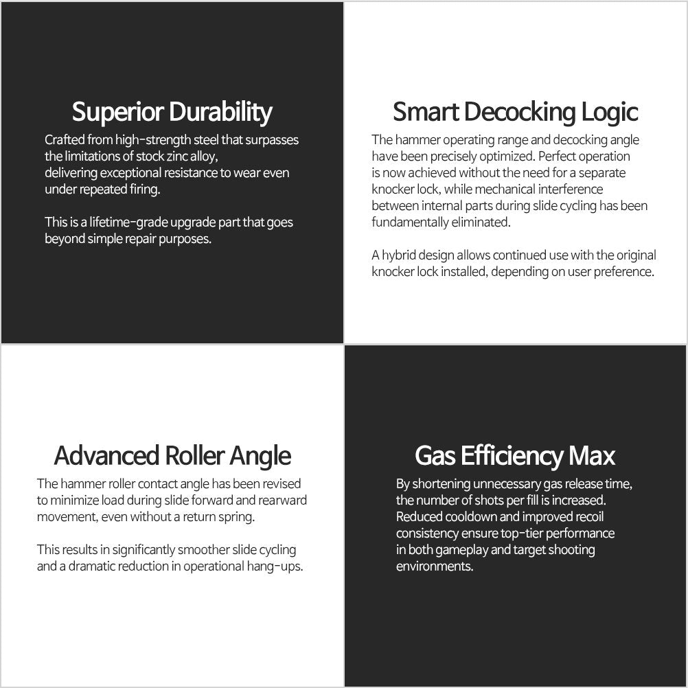 GSI VFC Glock Zero-Friction steel hammer